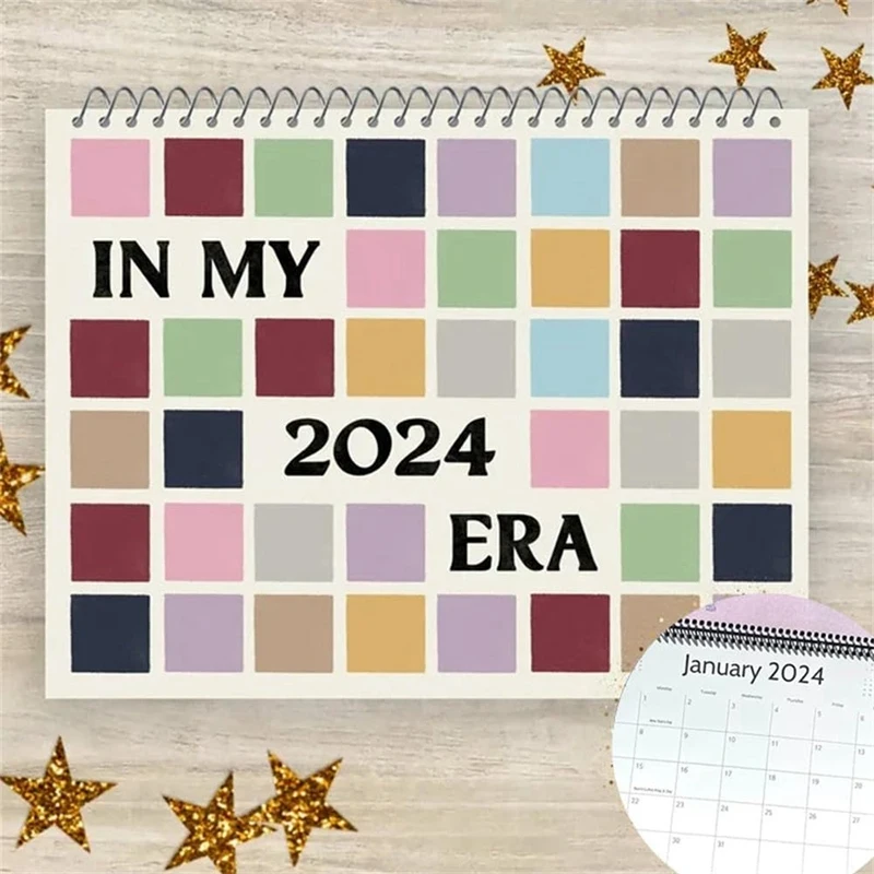 Eras Tour Calendar 2024 Music Poster Album Cover Poster Calendar Per Ragazza E Ragazzo Wall