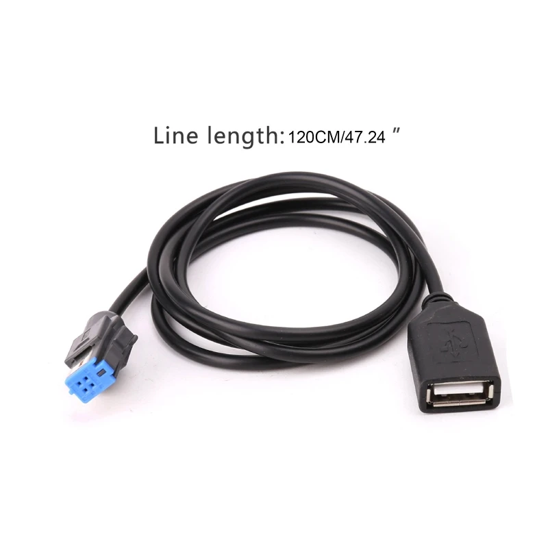 

652F 4-pin Car USB Cable Adapter Extension Cord for Nissan Teana Qashqai o Rad