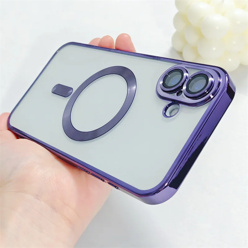 Clear Silicone Magnetic Car Mount Case with Full Camera Protection