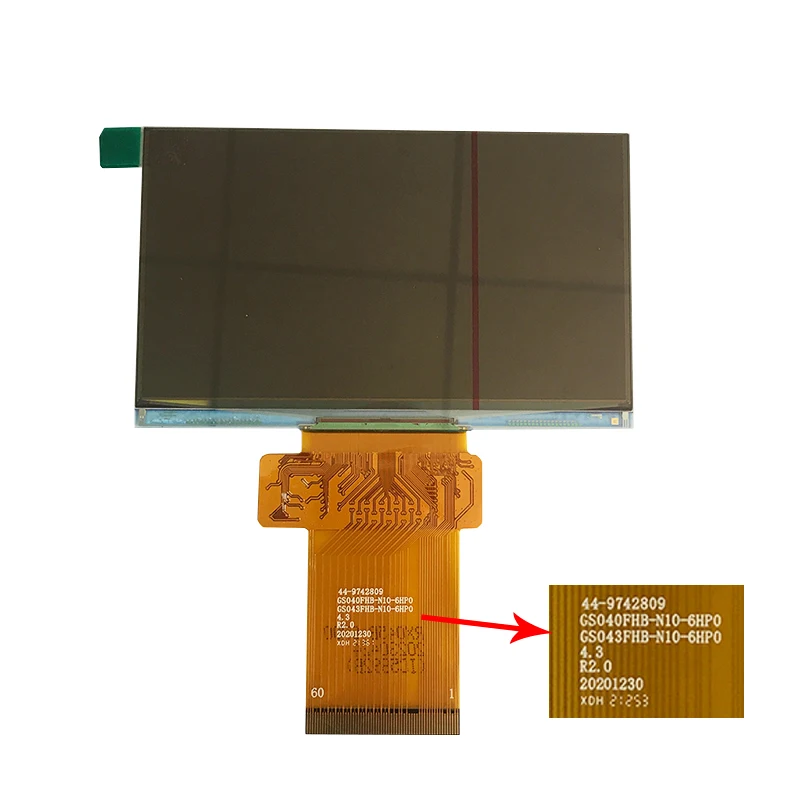 4.3 Pollici Gs040Fhb-N10-6Hp0 Gs043Fhb-N10-6Hp0 Rx045B-0200 Lcd Per Thundeal Td93 Pro Yaber V6 Sostituzione Dello Schermo Del Display Del Proiettore