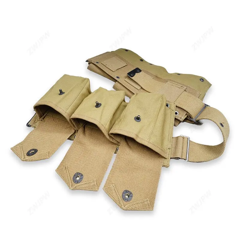 Tactical Pouch WW2 US ARMY SIX CELL POUCH US TACTICAL POCKETS PURE RIBBON