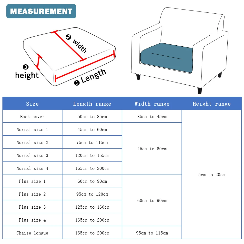 1pc Jacquard Sofa Seat Cushion Cover Chair Cover Stretch Washable Removable Slipcover 1/2/3/4 Seat Polar Fleece Sofa Protector 2