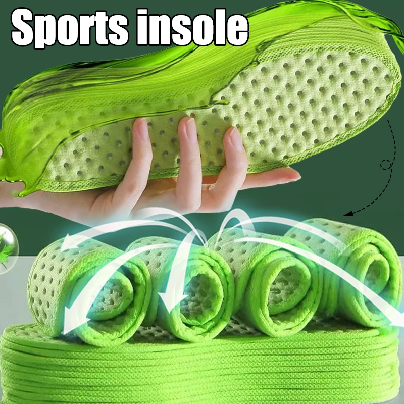 

Deodorant Insoles Mesh Breathable Absorb-Sweat Shoe Pads For Women Men Running Sport Insert Light Weight Insole Running Cushion