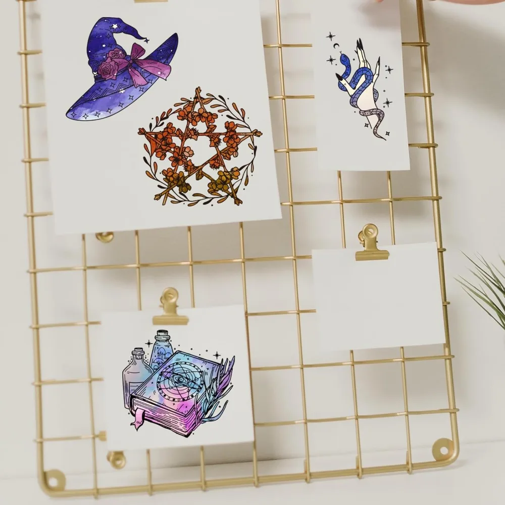 Clear Stamps for Cards Making 1PC Witch Props Magic Book Crystal Ball Skull Silicone Seals