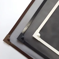 magnetic screen door mosquito net Magnetic Window Screen Tulle Mesh Stealth Customize DIY Mesh Curtain ,PVC accessory，magnetism - Image 2