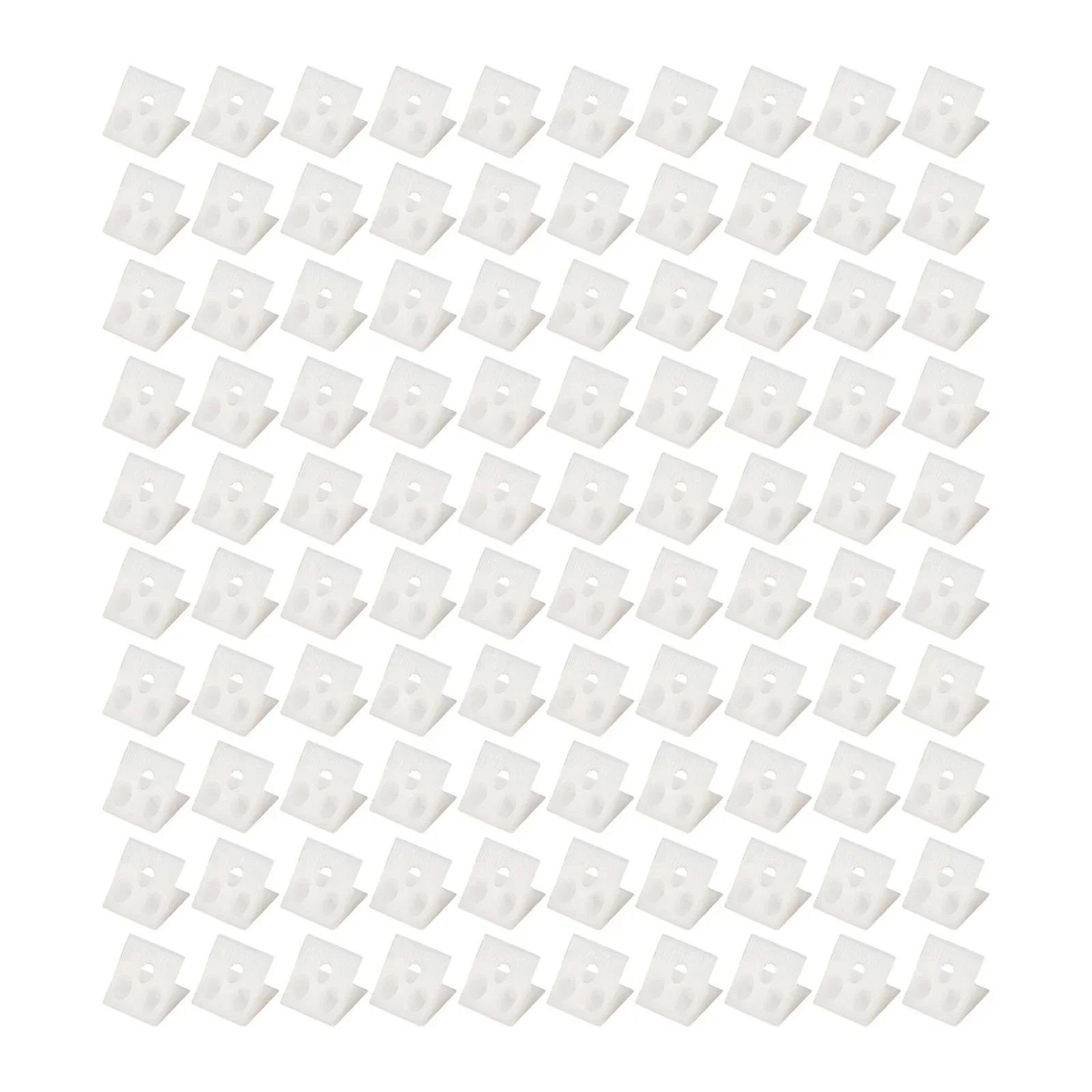 100 Set Home Furniture Repair Wedges Corner Bracket For Chest Drawer Bottom Sagging Repairing Kit Fix Mend Mending Hardware