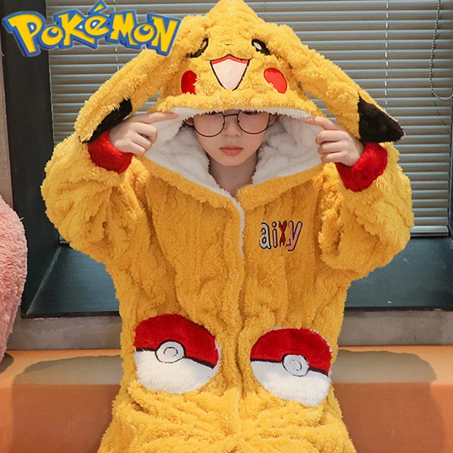 Peignoir Pokemon Pikachu Panda Pour Enfants, Tenue De Maison À Capuche,  Pyjama Kawaii, Animation Japonaise, Cadeau De Vacances - Animation  Dérivés/produits Périphériques - AliExpress