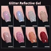 UR SUGAR 15ml Sliver Reflective Nail Gel Polish Shining Glitter Semi Permanent Soak Off UV Gel Sparkle Effect Nail Art Manicure 2
