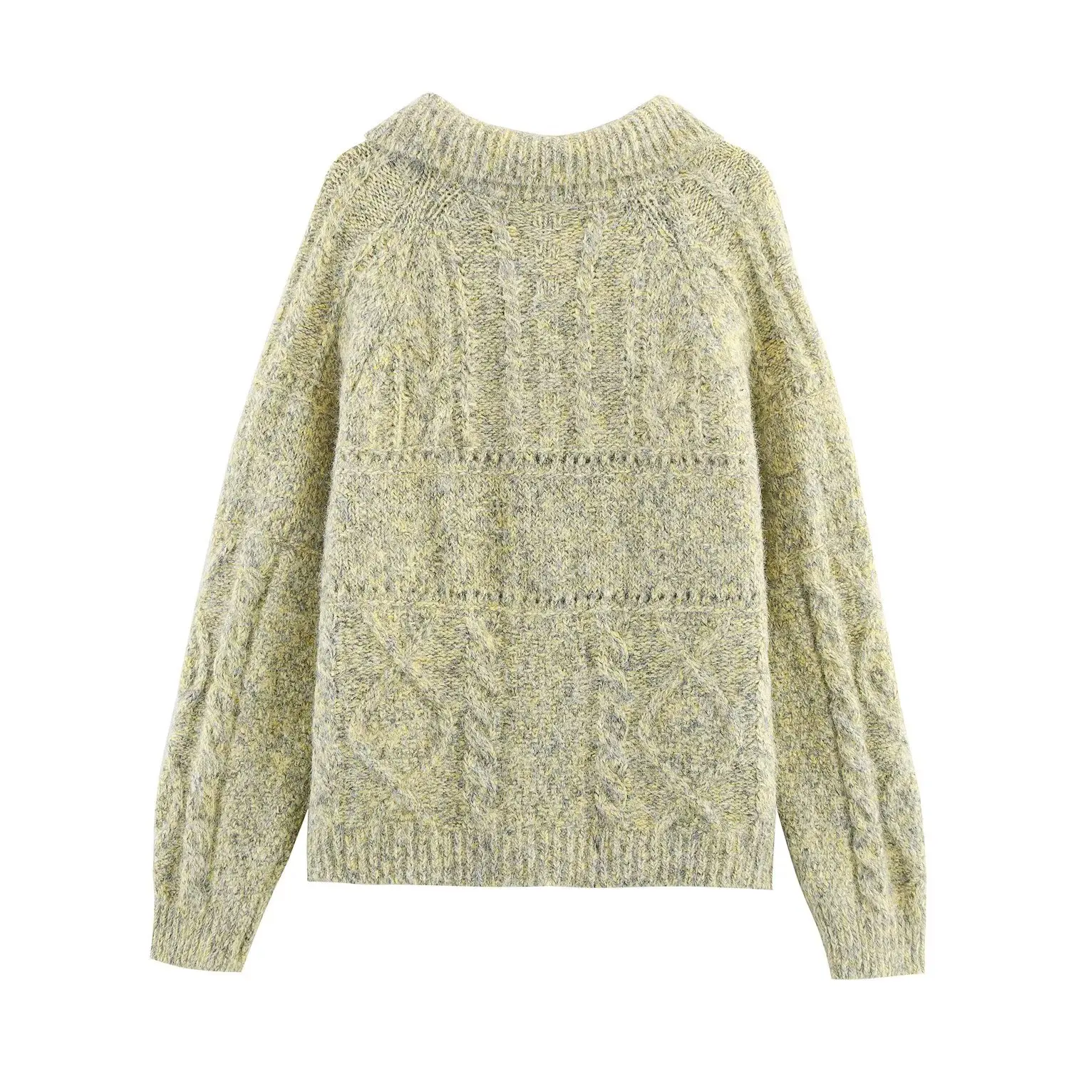 Women's Autumn Winter Fashion Casual Versatile Cardigan Sweater Solid Color Long Sleeve Simple Loose Knitted Cardigan Jacket