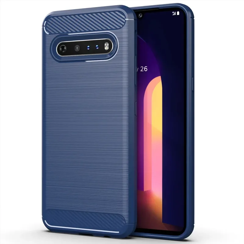 Shockproof Bumper TPU Business Fiber Soft Phone Case Cover