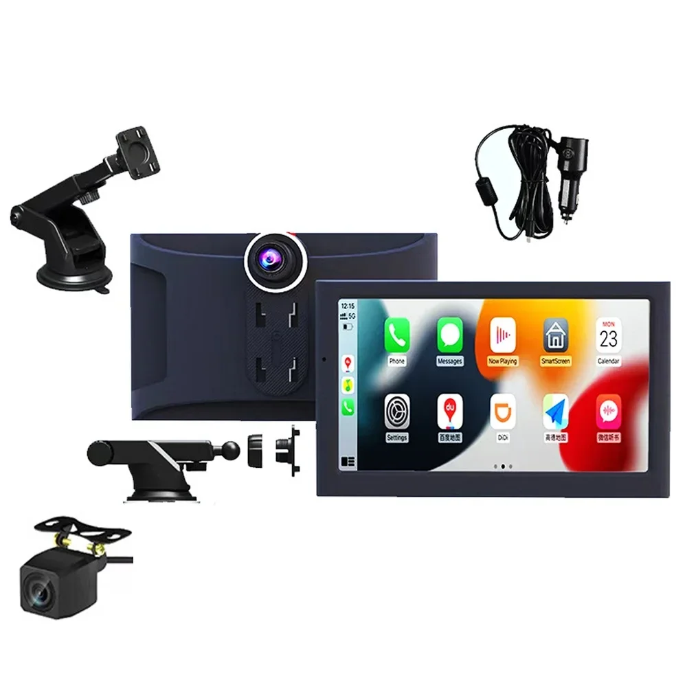 

7inch Screen Carplay Wifi 1080P 5G 4K Navigation MP5 Portable Smart Player Supports Android Auto Bluetooth Car Multimedia Player