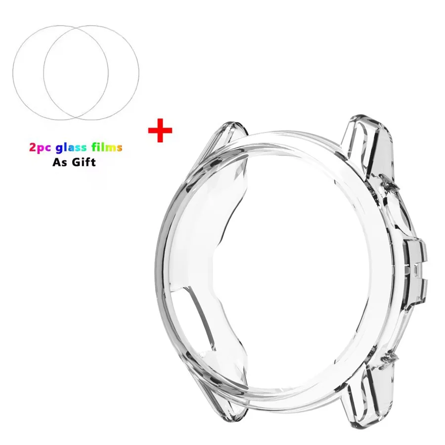 Dual-Function Protective Case Cover with Tempered Glass Film Screen Protector