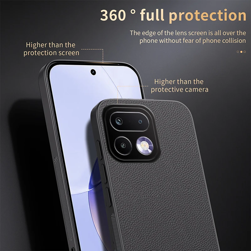Luxury Leather Magnetic Cover for Realme 16 Pro+ – Business Matte Protective Case