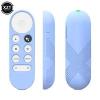 Silicone Protective Case for 2020 Google Chromecast SmartTV Remote Control Non-slip Soft Durable Shockpro Protective Cover Shell 1