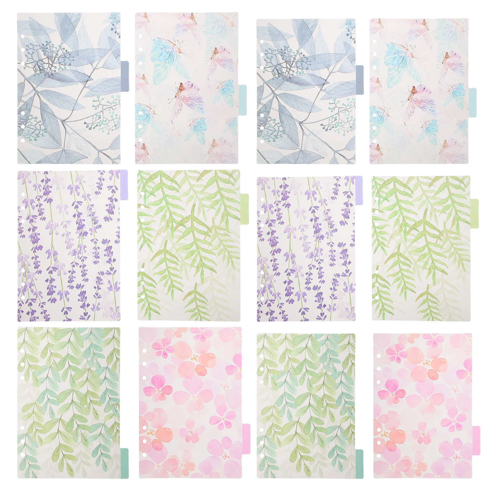 

Binder Index Label Tab Dividers Colored Sorter Labels Classified Plastic Tabs Tags