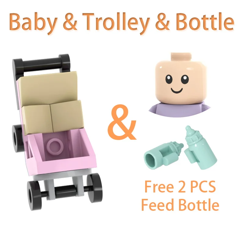 Adorable Infant Building Blocks Toy Set for Kids - Creative City Collection Gift