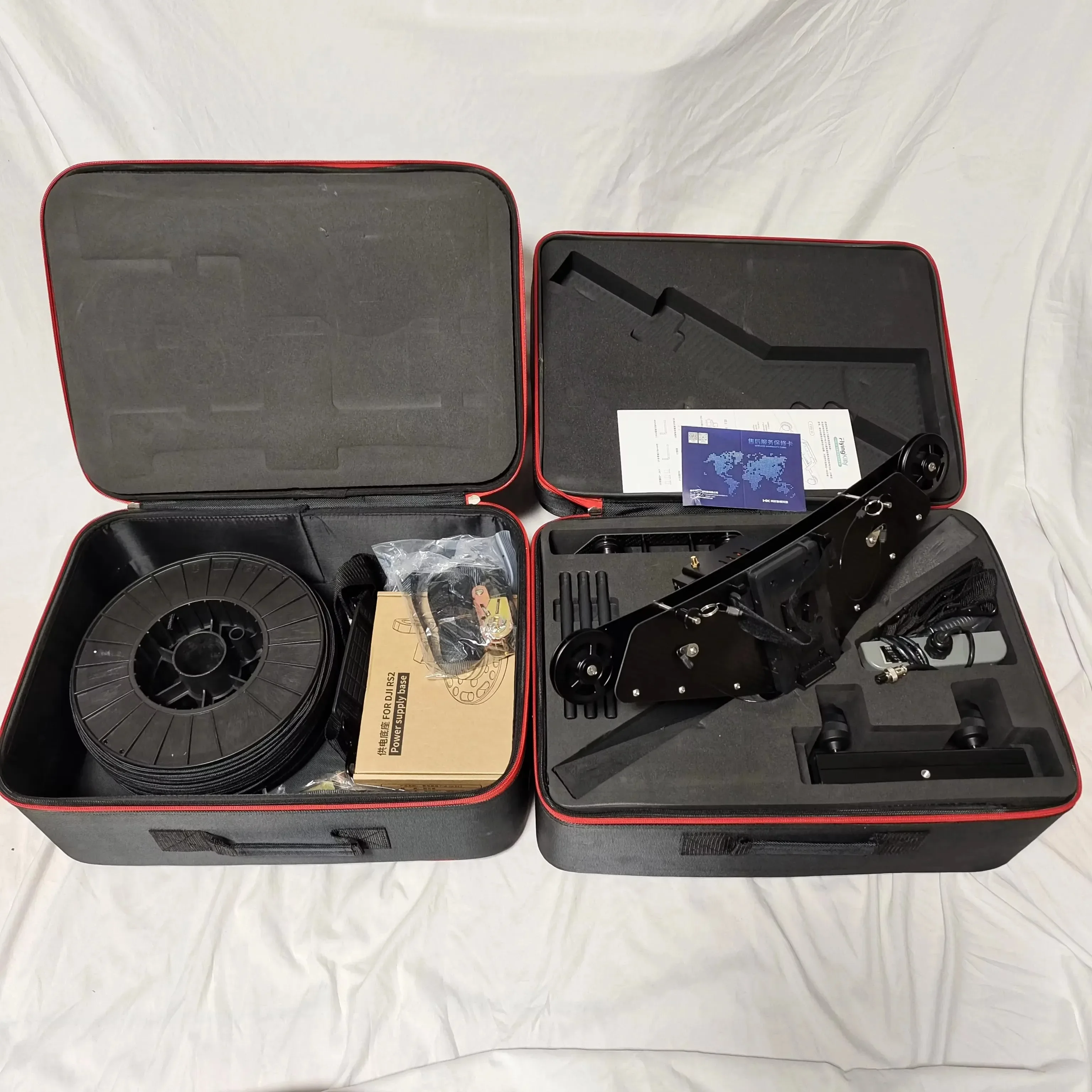 그린불 플라잉키티 FM6 III 프로 로프웨이 케이블캠 시스템 뷰는 DJI RS2 RS3 PRO RS4 PRO 최신 RS 프로토콜을 통합한 파노라마 기능을 제공합니다.