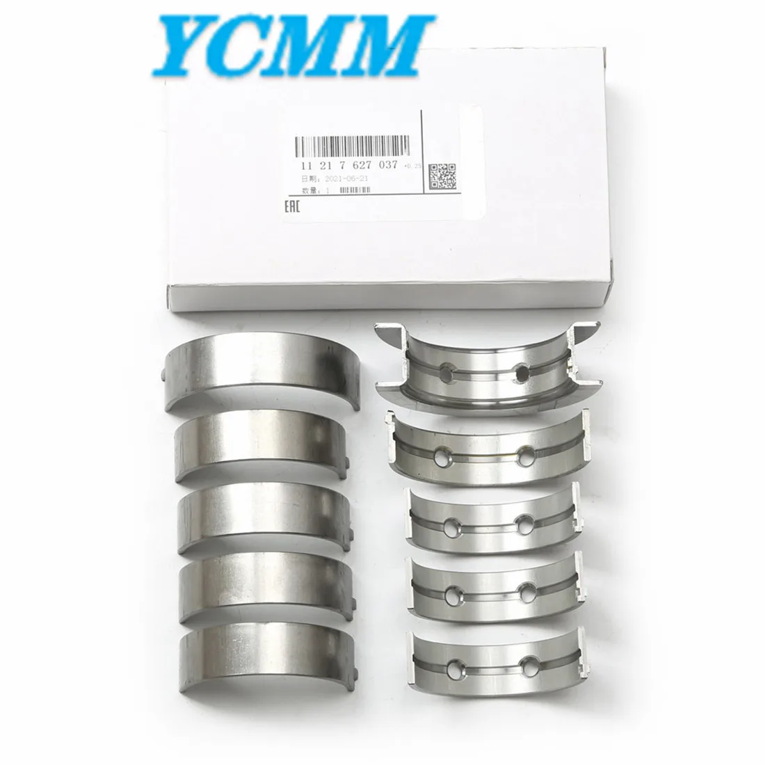 

11217627037 New Crankshaft Bearings Kit STD+0.25MM N46 N45 N43 N42 For BMW 116i 1.6 118i 120i 316i 318i 320i 520i X1 18i X3 Z4