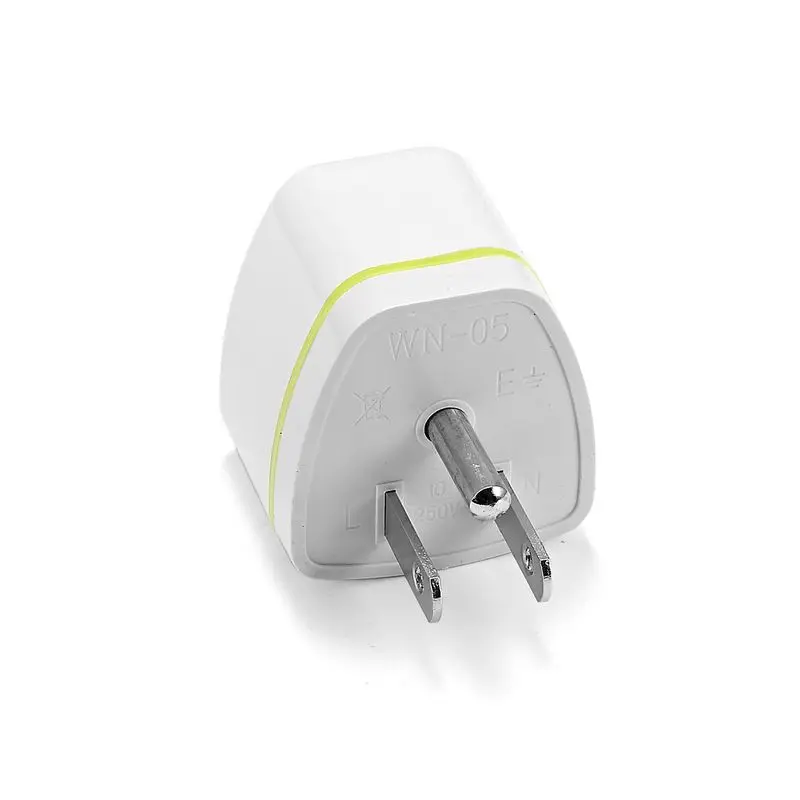 Universal Plug Adapter 3 Pin EU European AU UK To American US Travel Power Adapter Electric Plug Converter Socket Outlet
