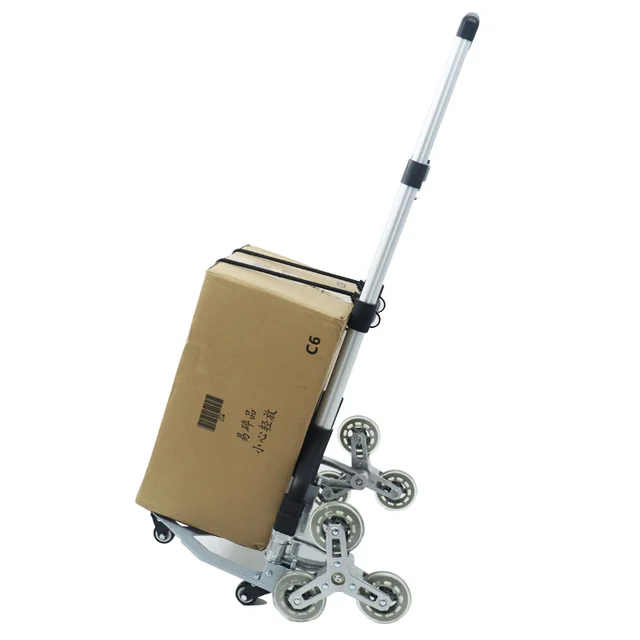 50 Kg -Os Nehéz Húzó Kosár Szállító Élelmiszerbolt -Bevásárló Táska Kültéri Kemping Összecsukható Kocsi Otthoni Bevásárló Pótkocsi A Piacon - Image 6