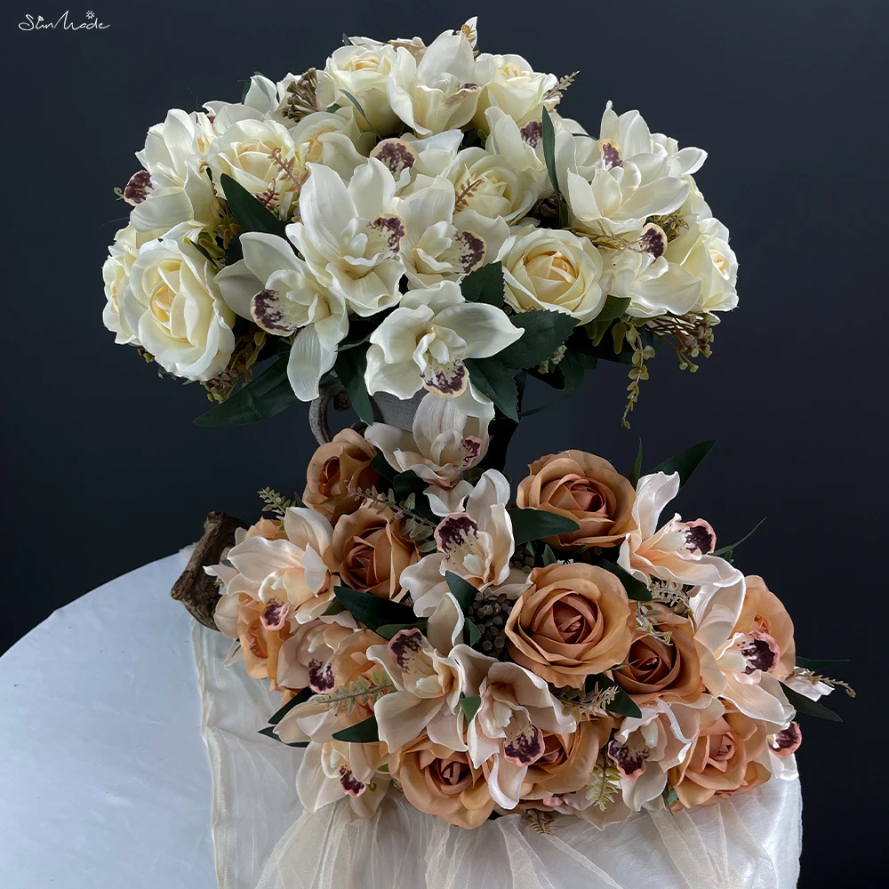 Deluxe Artificial Flower Bouquets