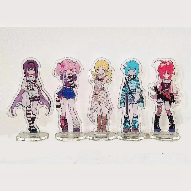 Kaname Madoka Akemi Homura 여성용 아크릴 스탠드 모델 플레이트, Puella Magi Madoka Magica 플레이트, 책상 장식, 서있는 소녀 장난감 선물