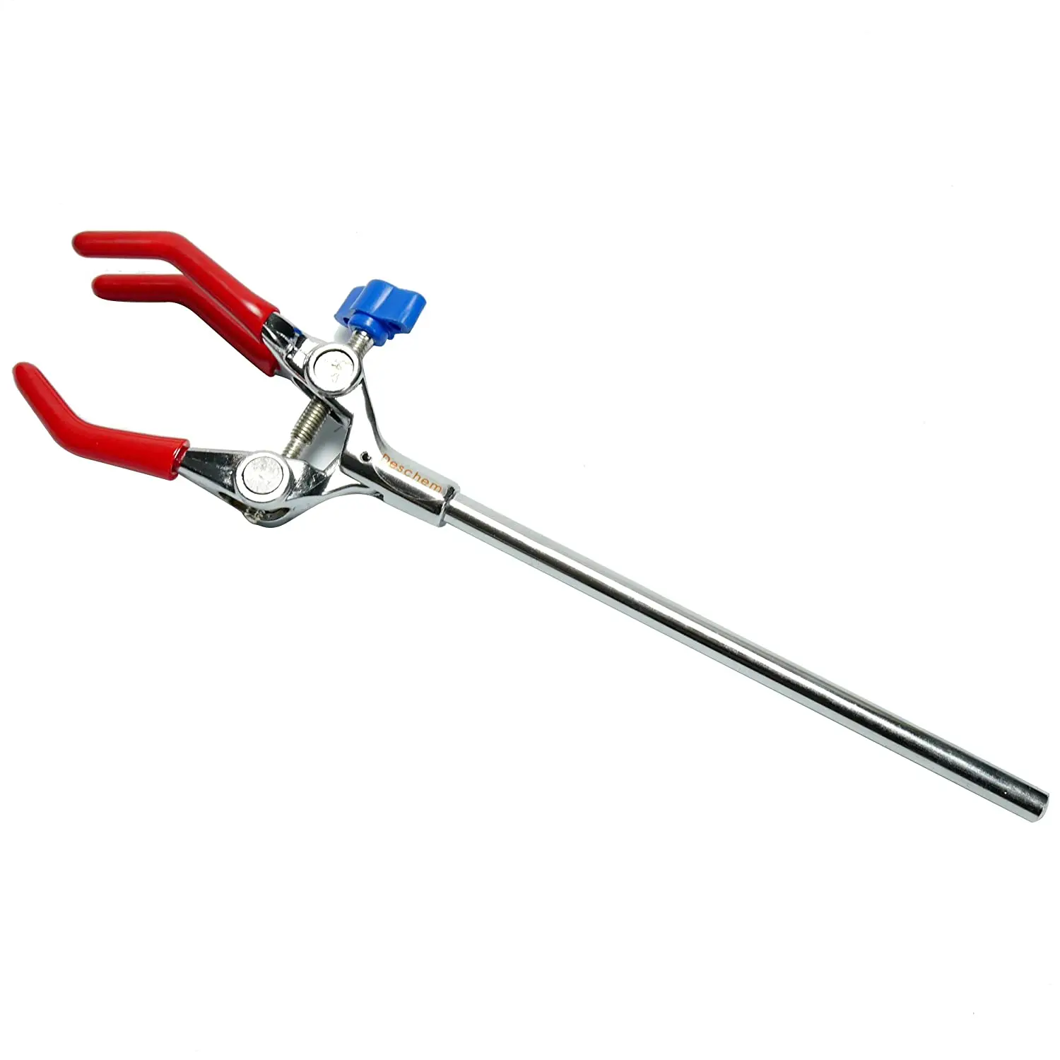 Lab Condenser Clamp Three Prong Clamp Grip 90mm Length 250mm