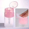 100/200ml Empty Press Pump Dispenser Plastic Lockable Leak-proof Nails Polish Remover Pressed Bottle Makeup Tools Liquid Storage 1