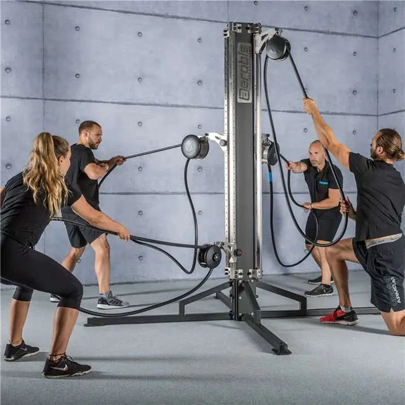 Suspension Endless Rope Trainer Core Power Training Hanging Easy And Exercise Home Or Gym Resistance Magnetic Control 6 Levels gym workout rope