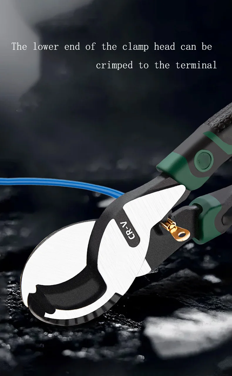 Description Picture 6 of itemElectrician Cable Cutter, Manual Wire Cutting Pliers, Wire Breaking Pliers, Wire Pressing Pliers, Industrial Grade Cable Cutter