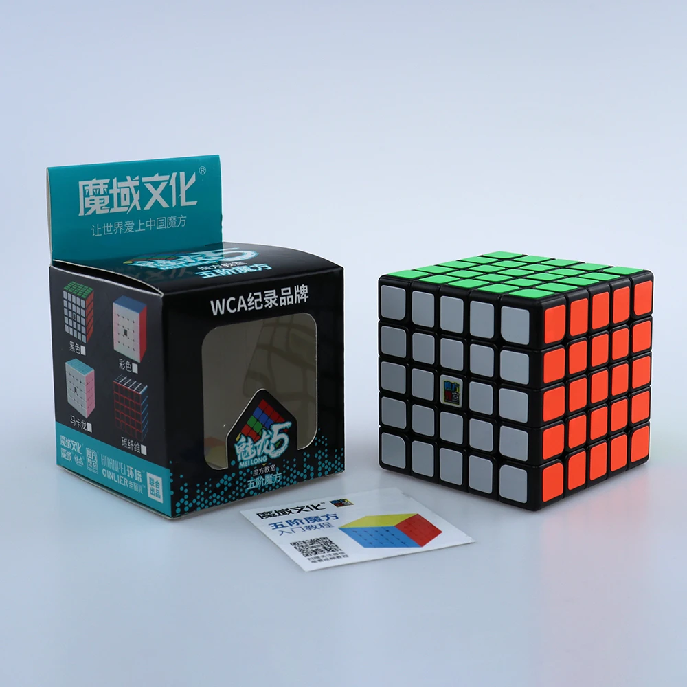 Moyu Meilong 5x5 Magic Speed Cube MFJS Stickerless Professional Children toys Meilong 5X5 Cubo Magico Puzzle Stress Reliever Toy 6