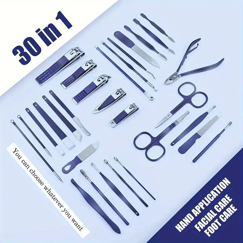 Nail Care Tools, Professional Nail Clipper Set, Personal Clippers For Home Manicure, Men's Foot Care Knife