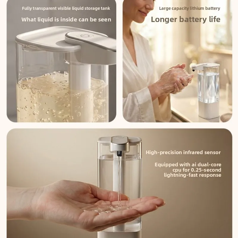 Touchless Rechargeable Wall-Mounted Foam Soap Dispenser