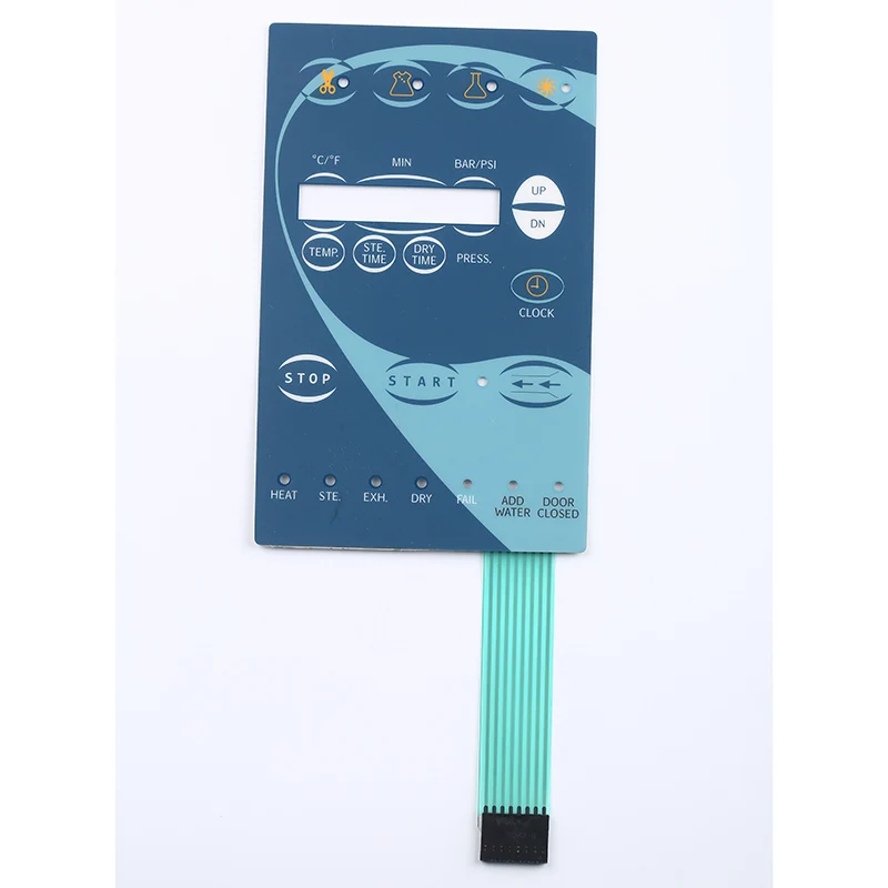 Top quality electronic membrane switch 3m adhesive push button tactile membrane switch
