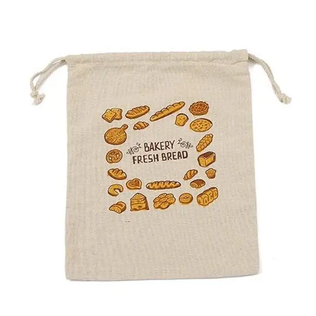 Reusable Linen Bread Bag 4