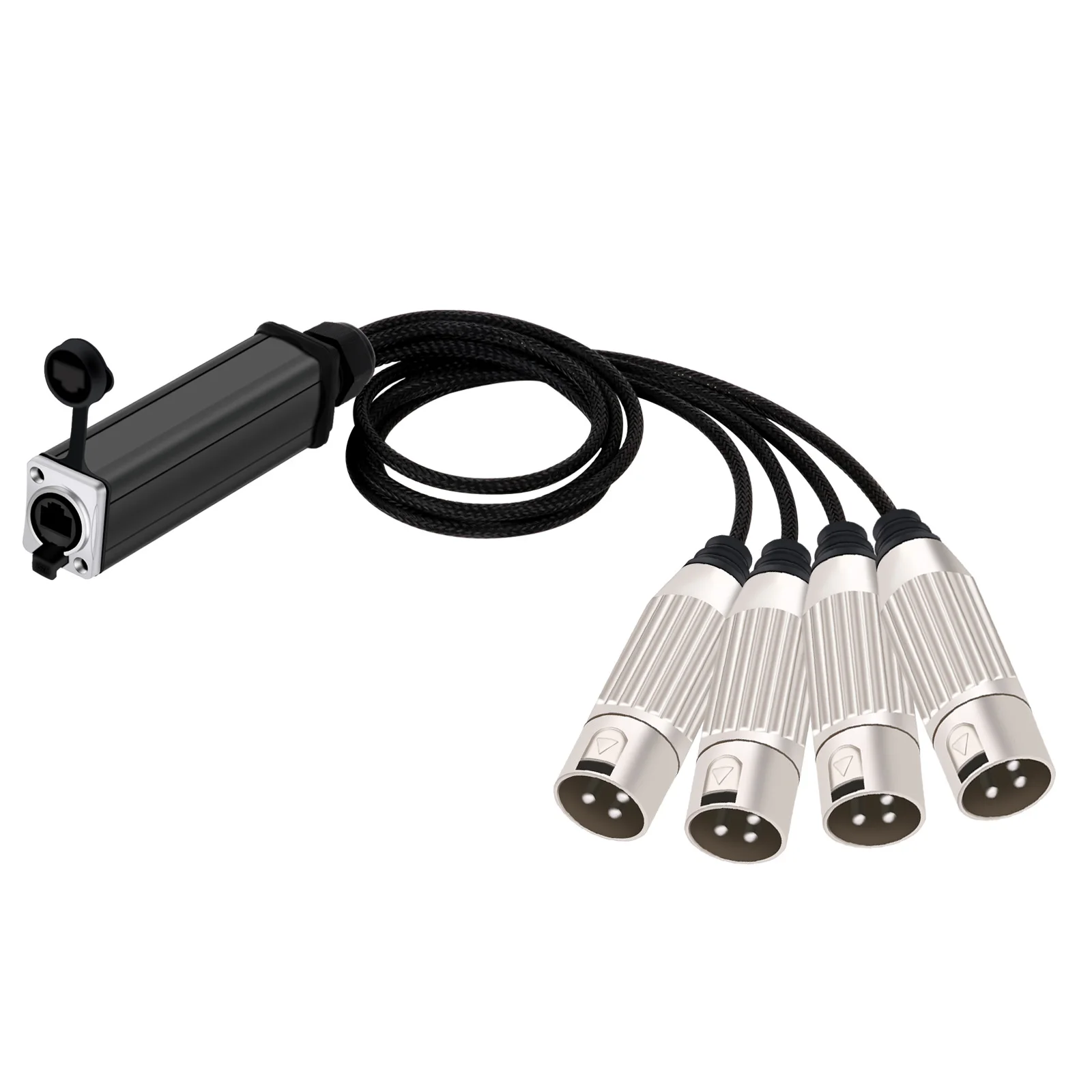 signal extender rj45 4 canais 3pin cat5 01