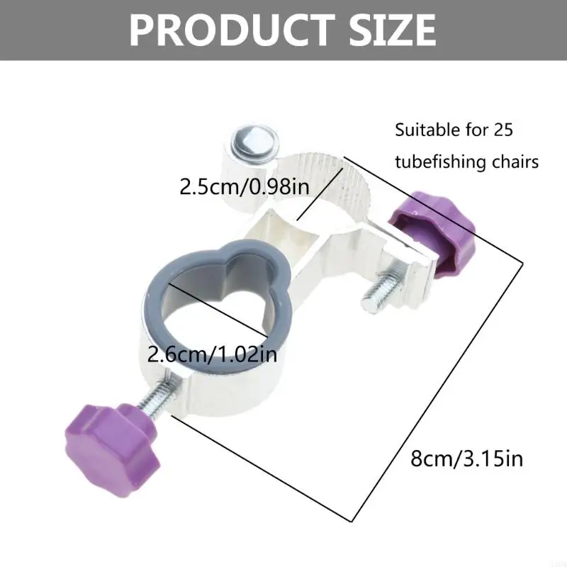 23GA Fishing Chair Umbrella Mount Clamps Fishing Chair Umbrella Clamps Stand Holder