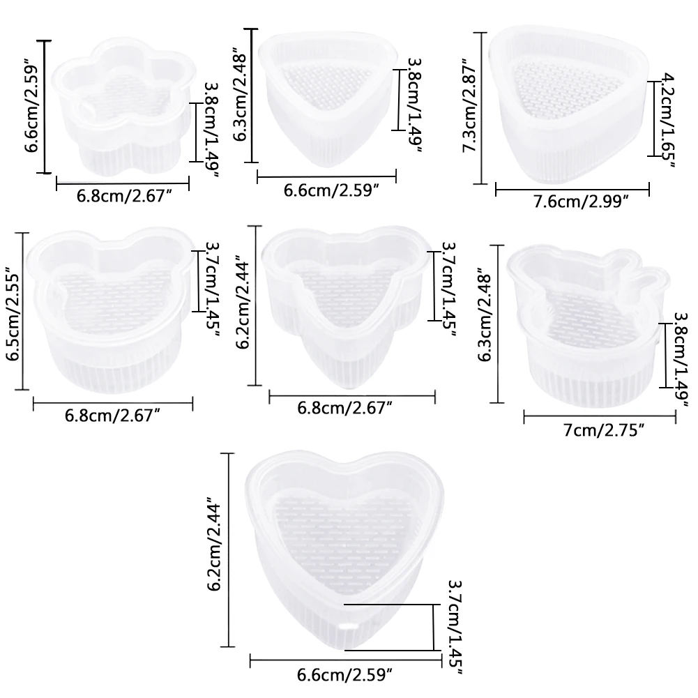 Description Picture 6 of itemKitchen Gadgets Onigiri Rice Set Cartoon Sushi Rolls Sushi Mold Japanese Ball Bento Press Maker Mold DIY Tools kit Accessories