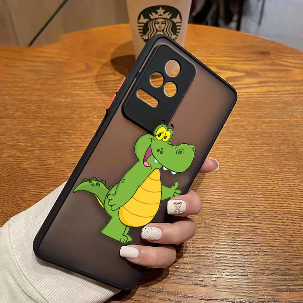 thumbnail image 1 of Funda mate para Redmi A1 K50 K40 GAMING K30 K20 10X 10C 10 9C 9T 9A 9 8 7 PRO 4G 5G Funda Coque Shell lindo cocodrilo de dibujos animados, 1 of 5