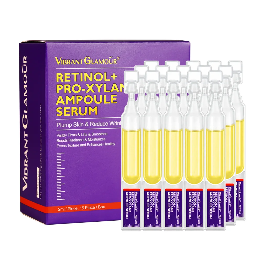 Retinol + Pro-xylane Ampoule serum  Repairs Strengthens The Skin And Diminishes Fine Lines Face Beauty Skin Care 15pcs 6