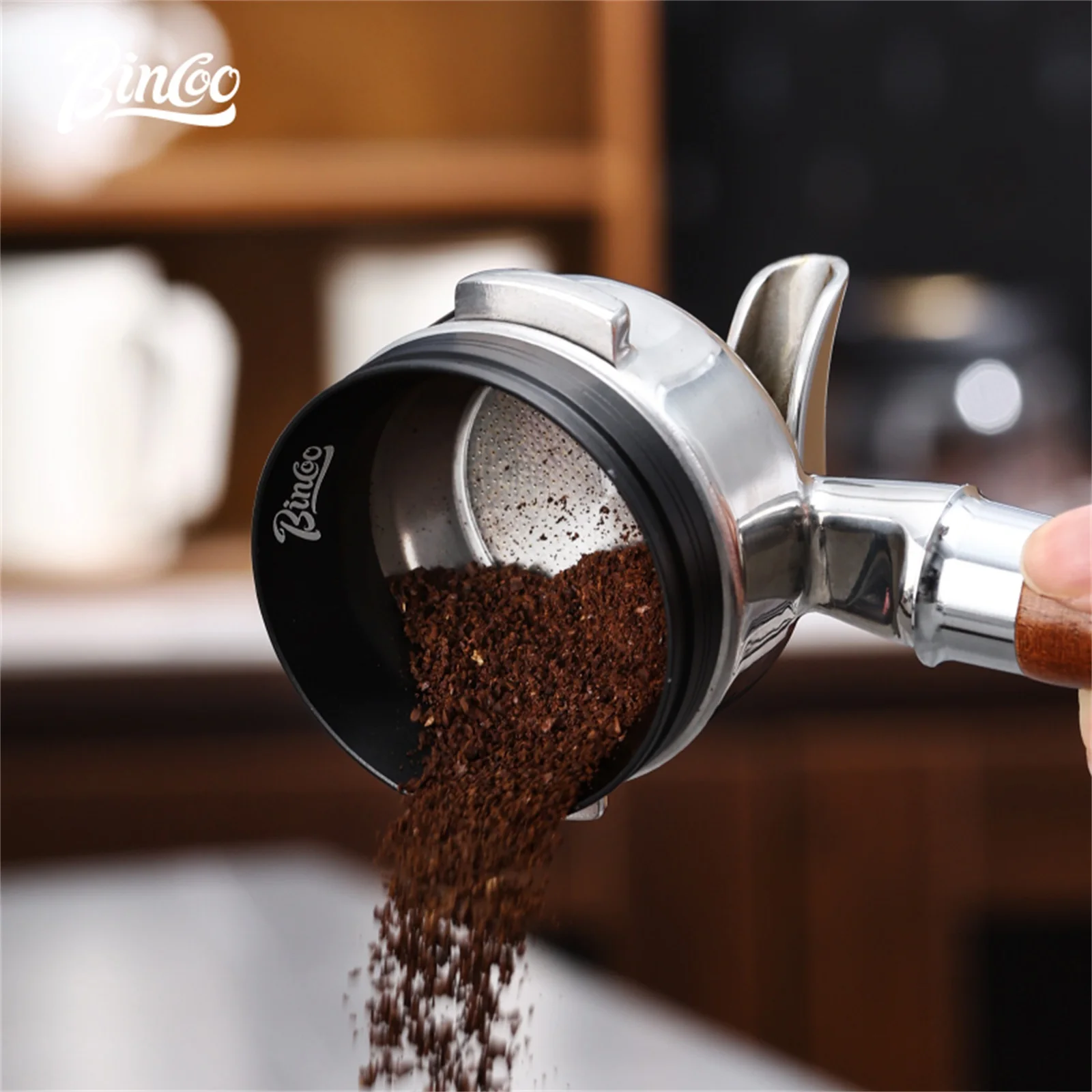 حلقة توزيع القهوة من BINCOO مقاس 51 مم و58 مم، تصم...