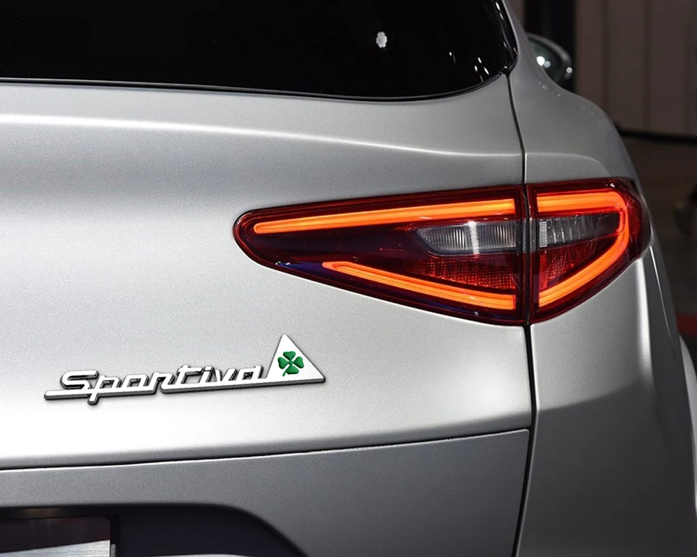 3D Metal Sportiva Badge Sticker Body Decoration Decal