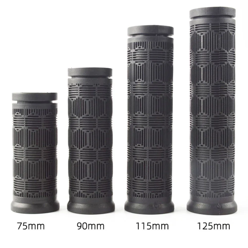 Rubber Bike Bar Grip 2pcs Long Short Shift Twisted Handlebar Sleeve Handle Bar Cover Replacement Bicycle Accessories
