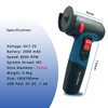 DONUMEH Cordless Angle Grinder 3inch 76mm Type-c USB Rechargeable Lithium Battery Easy Grinding Polishing Cutting Power Tools 2