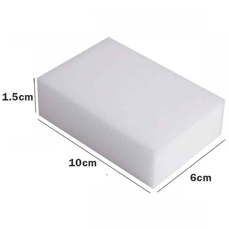 Description Picture 2 of item100/50/25 Pcs Melamine Sponge Magic Sponge Nano Cleaner Cleaning Car Dishwashing Remove Stains Home Kitchen Bathroom 100x60x15mm