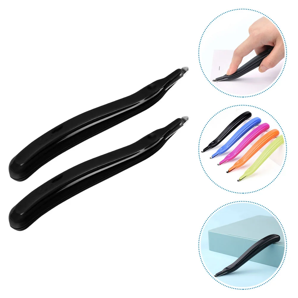 

2 Pcs Staple Professional Puller School Supplies Removing Tool Magnetic Force Remover Pen-shaped Iron Stapler Office