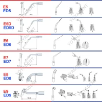 Woodpecker Tips DTE Dental Ultrasonic Endo Scaler Tips Scaling Tips Fit EMS UDS NSK SATELEC Scaler Handpiece Dentistry Tools 2