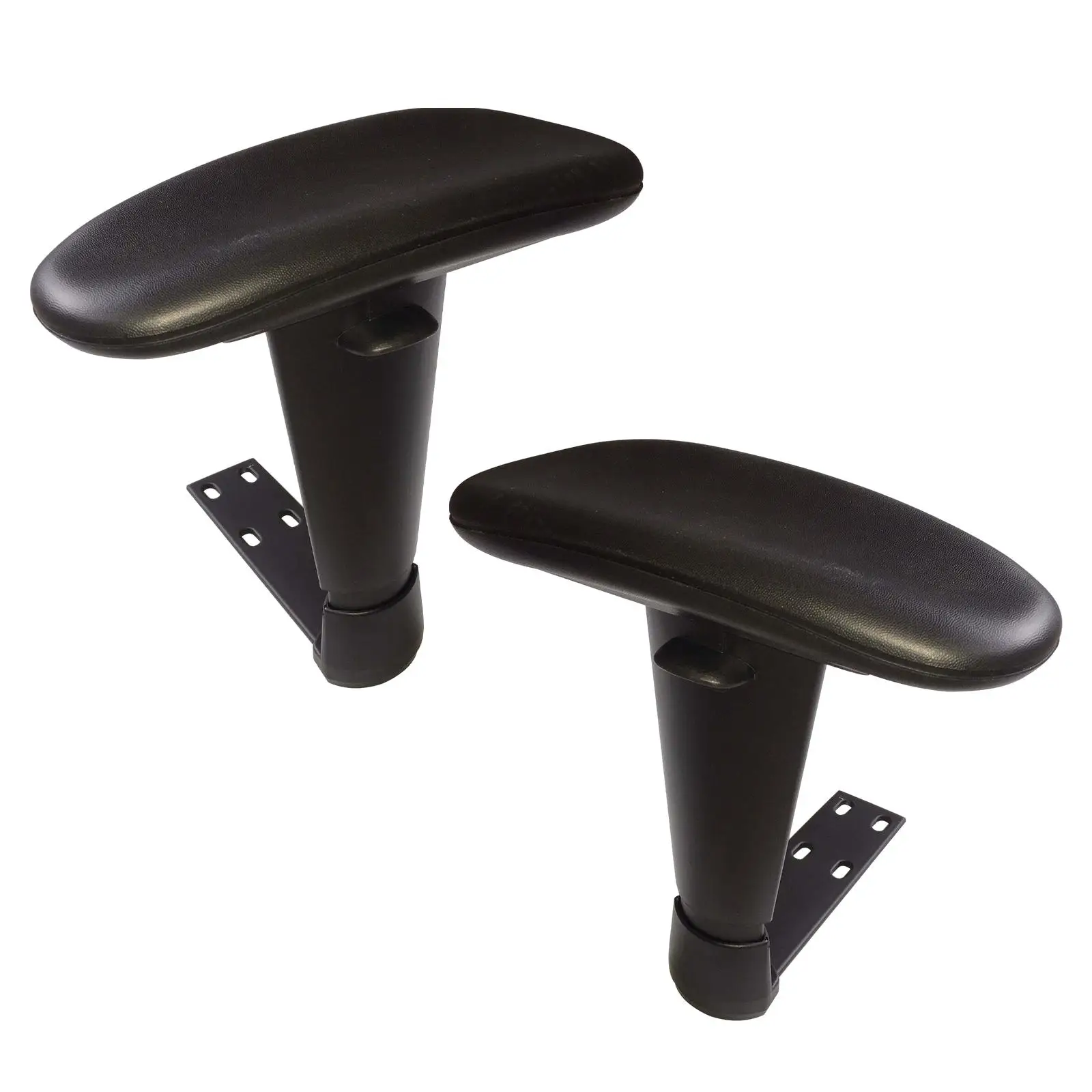

2 Pieces Liftable Office Chair Armrest Chair Armrest Armrest Replacement Accessories Reusable Rotation Armrest for Gaming Chair