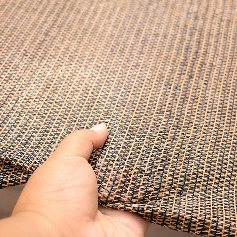 Description Picture 5 of itemShade Fabric Coffee Color Perforated Shade Mesh Summer Outdoor Courtyards Encrypted High Temperature Resistant Sunscreen Mesh
