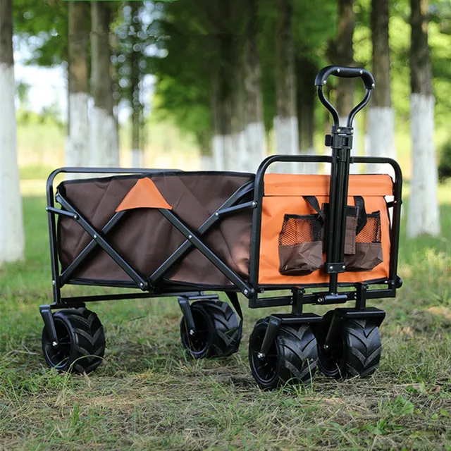 Összecsukható Kemping Teherautó Piknik Kocsi Háztartási Élelmiszerbolt Bevásárlókosár Kültéri Asztali Poggyász Tároló